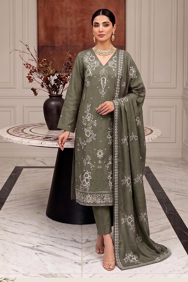 Shaira E/Peach Wool`26 D#8 (Vol-80) (M Green)