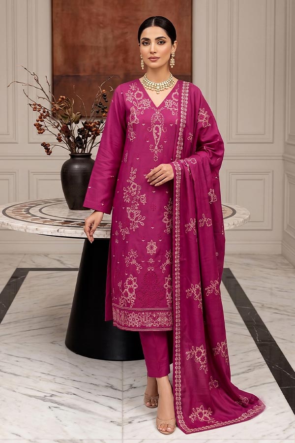Shaira E/Peach Wool`26 D#8 (Vol-80) (Magenda)