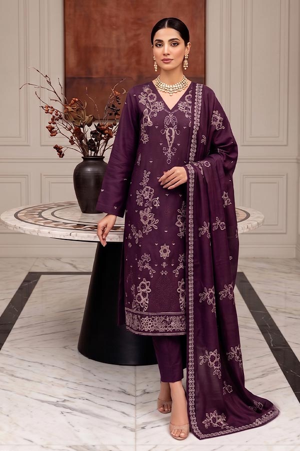Shaira E/Peach Wool`26 D#8 (Vol-80) (Maroon)