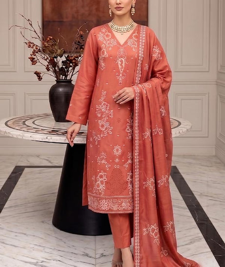 Shaira E/Peach Wool`26 D#8 (Vol-80) (Orange)