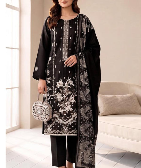 Shaira P/Leather Jacquard`26 D#01 Black
