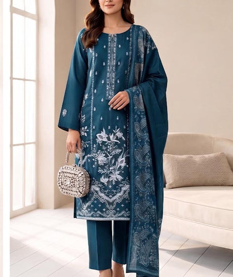 Shaira P/Leather Jacquard`26 D#01 Bottle Green