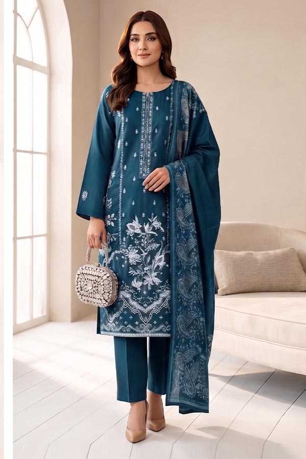 Shaira P/Leather Jacquard`26 D#01 Bottle Green