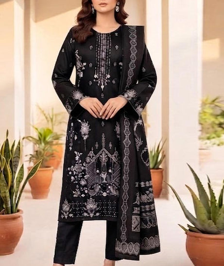Shaira P/Leather Jacquard`26 D#01 Charcoal