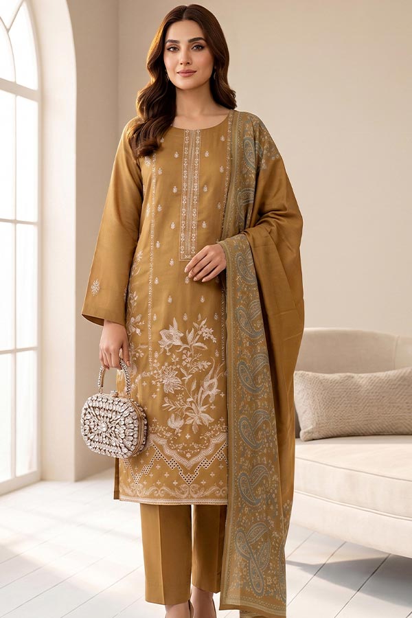 Shaira P/Leather Jacquard`26 D#01 Golden