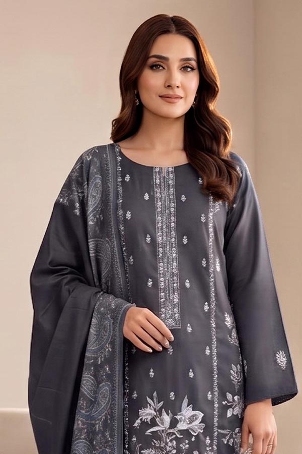 Shaira P/Leather Jacquard`26 D#01 Grey