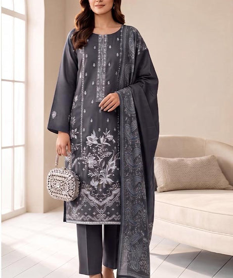 Shaira P/Leather Jacquard`26 D#01 Grey
