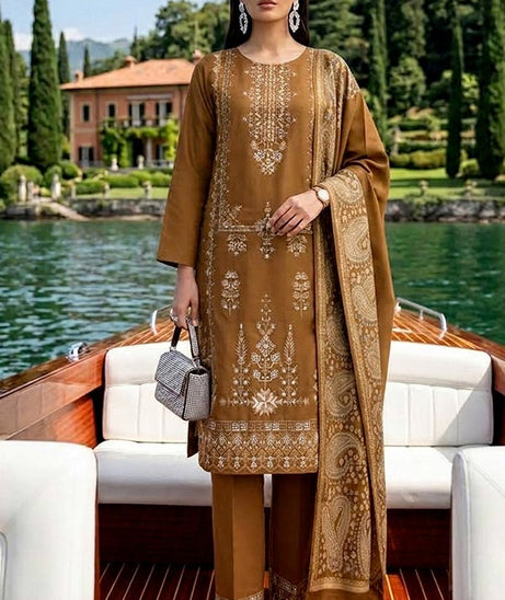 Shaira P/Leather Jacquard`26 Vol-2 D#01 Ch Golden