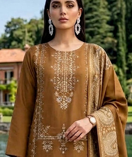 Shaira P/Leather Jacquard`26 Vol-2 D#01 Ch Golden