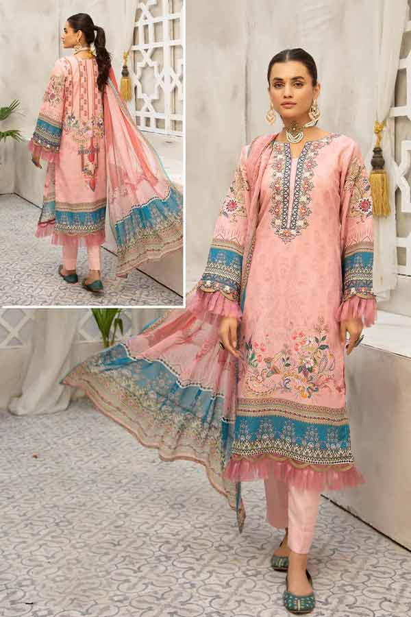 Shaista Anaya Karandi Lawn`22 D#102