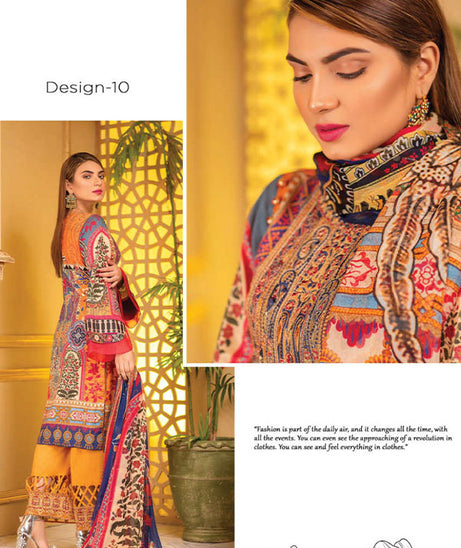 Adan`s Arwa Print Emb Suvic`21 D#10