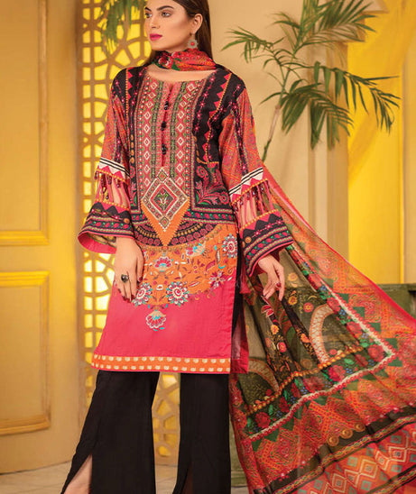 Adan`s Arwa Print Emb Suvic`21 D#05