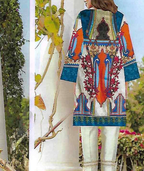 Shaista Azure Linen`21 D#HSU#114