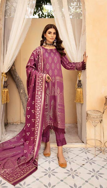 Shaista Brosha Linen'21 D#535 Vol-2