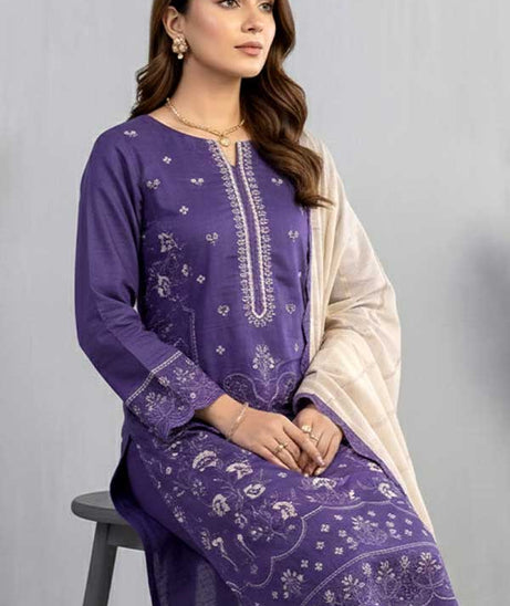 Shaista Contrast Emb Lawn`26 D#532