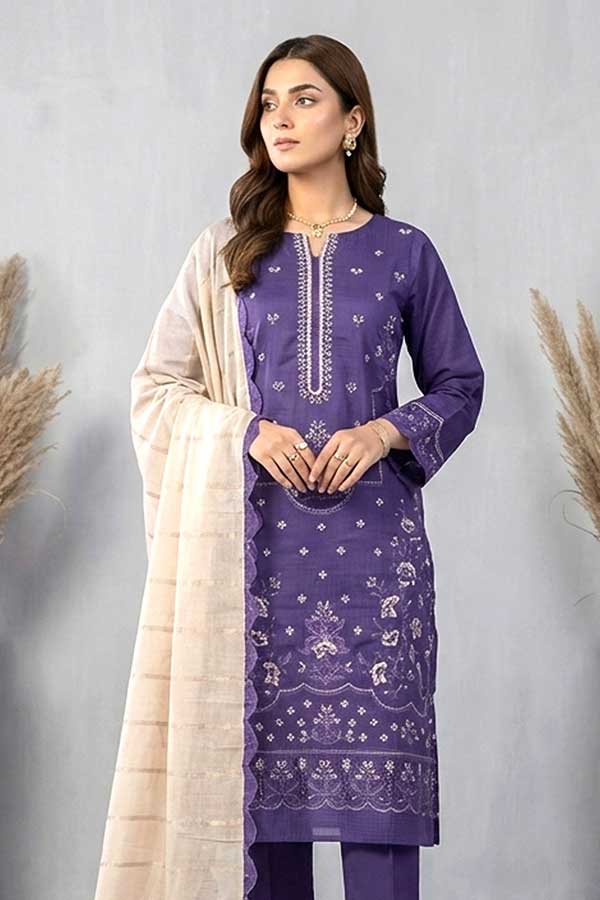 Shaista Contrast Emb Lawn`26 D#532