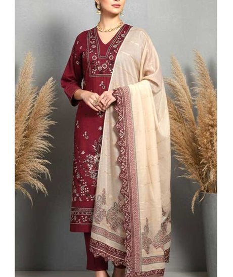 Shaista Contrast Emb Lawn`26 D#533