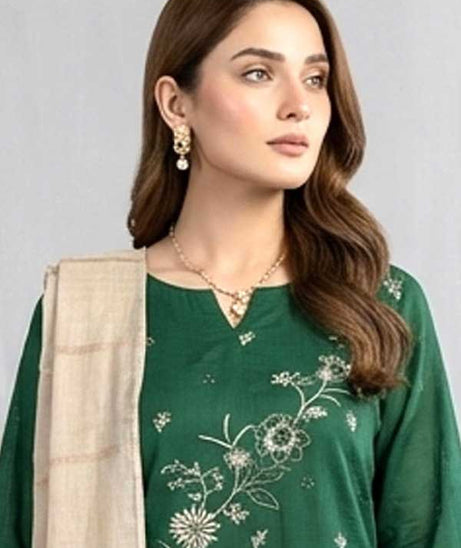 Shaista Contrast Emb Lawn`26 D#534