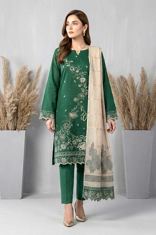 Shaista Contrast Emb Lawn`26 D#534