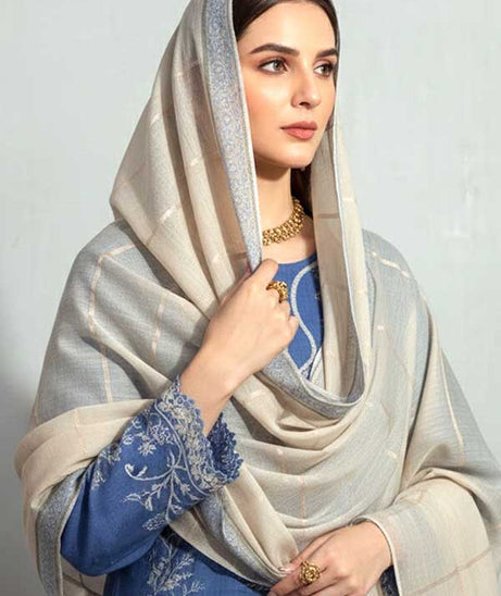 Shaista Contrast Emb Lawn`26 D#535