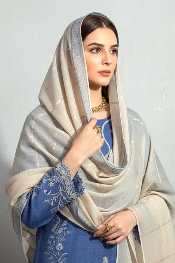 Shaista Contrast Emb Lawn`26 D#535