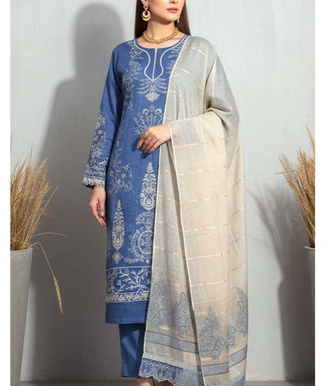 Shaista Contrast Emb Lawn`26 D#535