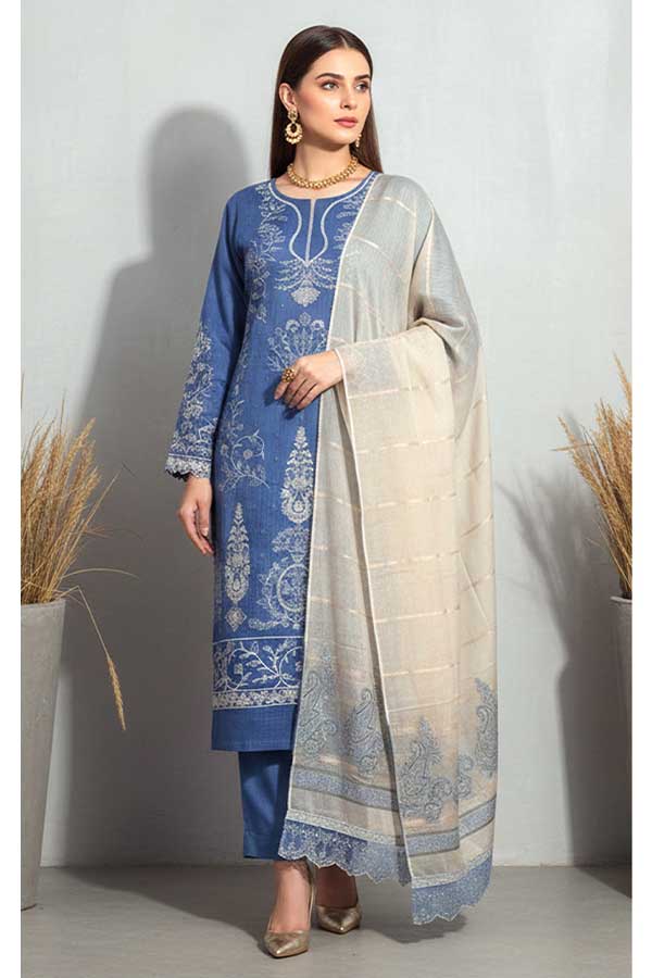 Shaista Contrast Emb Lawn`26 D#535