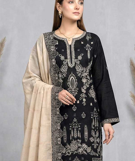 Shaista Contrast Emb Lawn`26 D#537