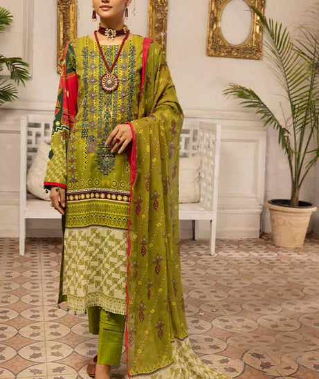 Shaista Digital Emb Lawn`23 D#342