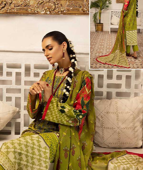Shaista Digital Emb Lawn`23 D#342