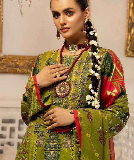 Shaista Digital Emb Lawn`23 D#342