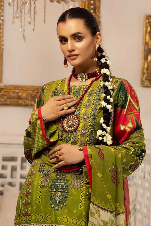 Shaista Digital Emb Lawn`23 D#342