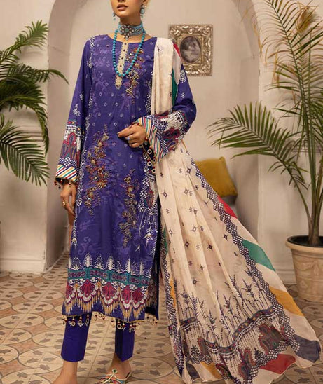 Shaista Digital Emb Lawn`23 D#343