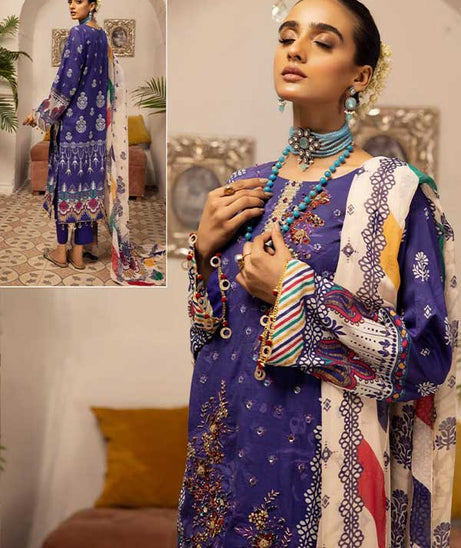 Shaista Digital Emb Lawn`23 D#343