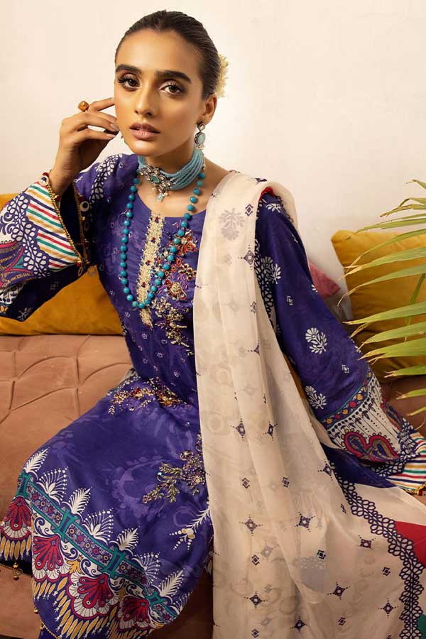 Shaista Digital Emb Lawn`23 D#343