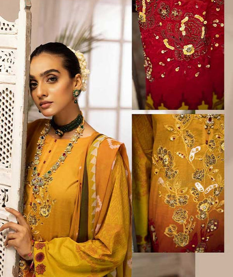 Shaista Digital Emb Lawn`23 D#344