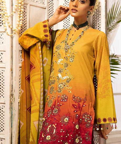 Shaista Digital Emb Lawn`23 D#344