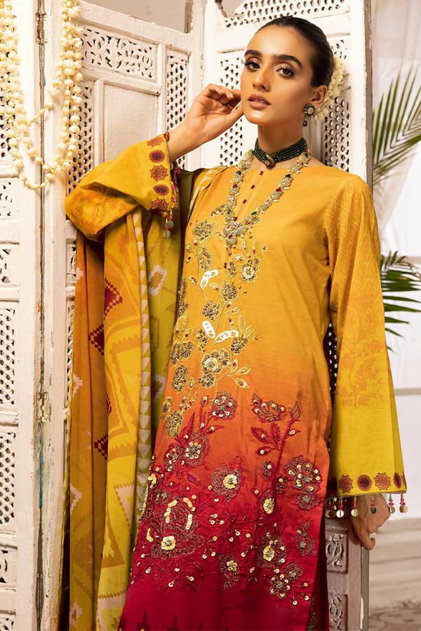 Shaista Digital Emb Lawn`23 D#344