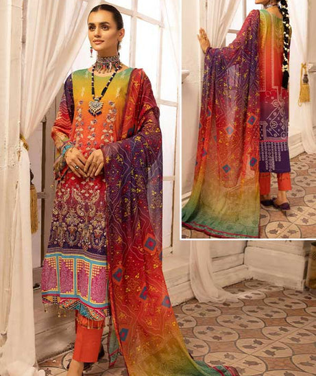 Shaista Digital Emb Lawn`23 D#345