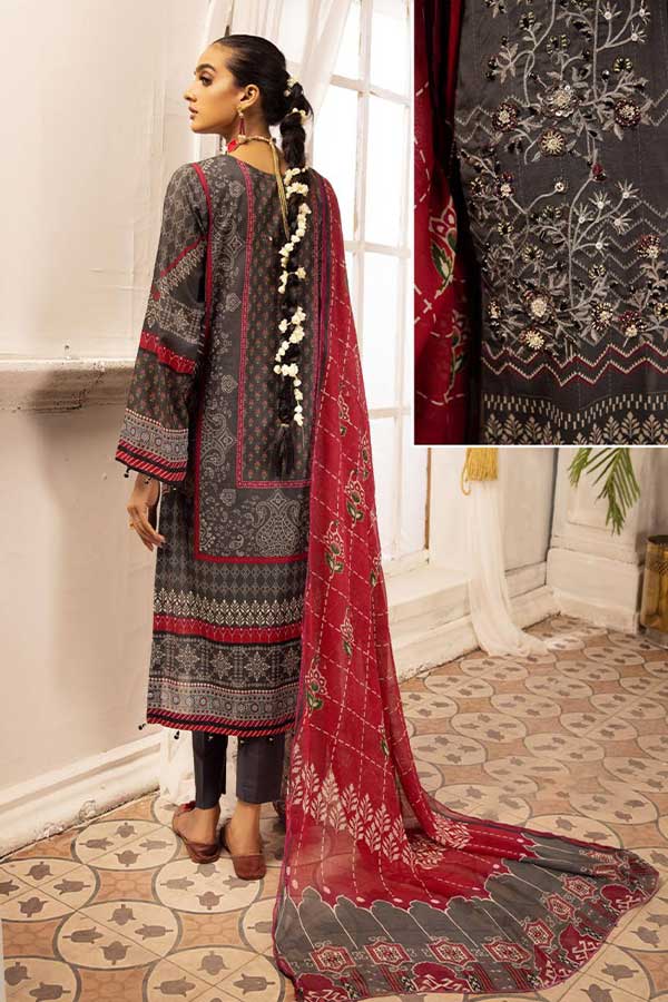 Shaista Digital Emb Lawn`23 D#346