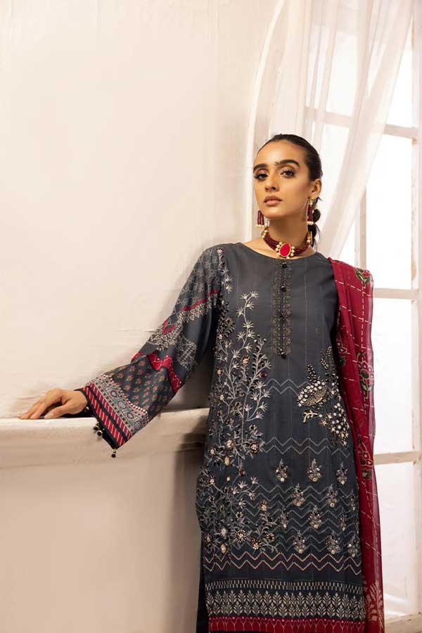 Shaista Digital Emb Lawn`23 D#346