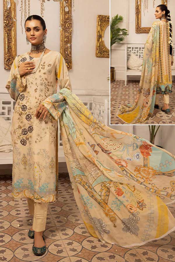 Shaista Digital Emb Lawn`23 D#347