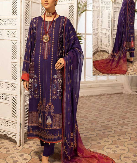 Shaista Digital Emb Lawn`23 D#348