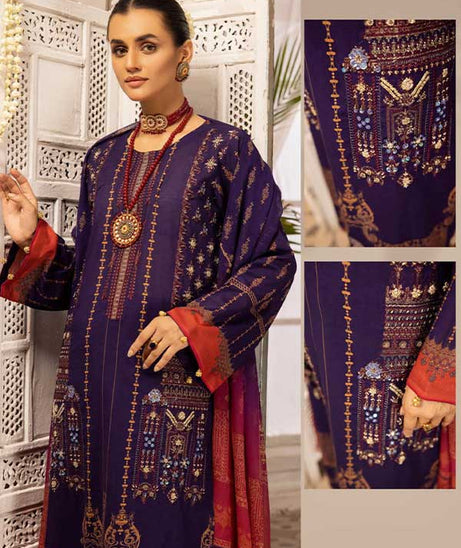 Shaista Digital Emb Lawn`23 D#348