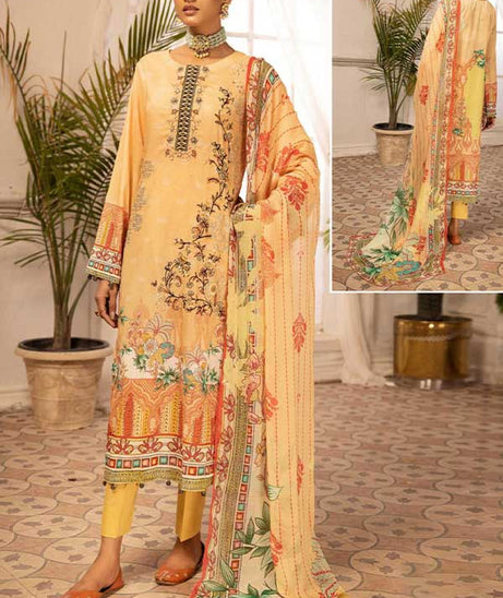 Shaista Digital Emb Lawn`23 D#349