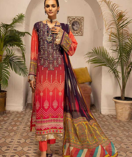 Shaista Digital Emb Lawn`23 D#350