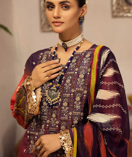 Shaista Digital Emb Lawn`23 D#350