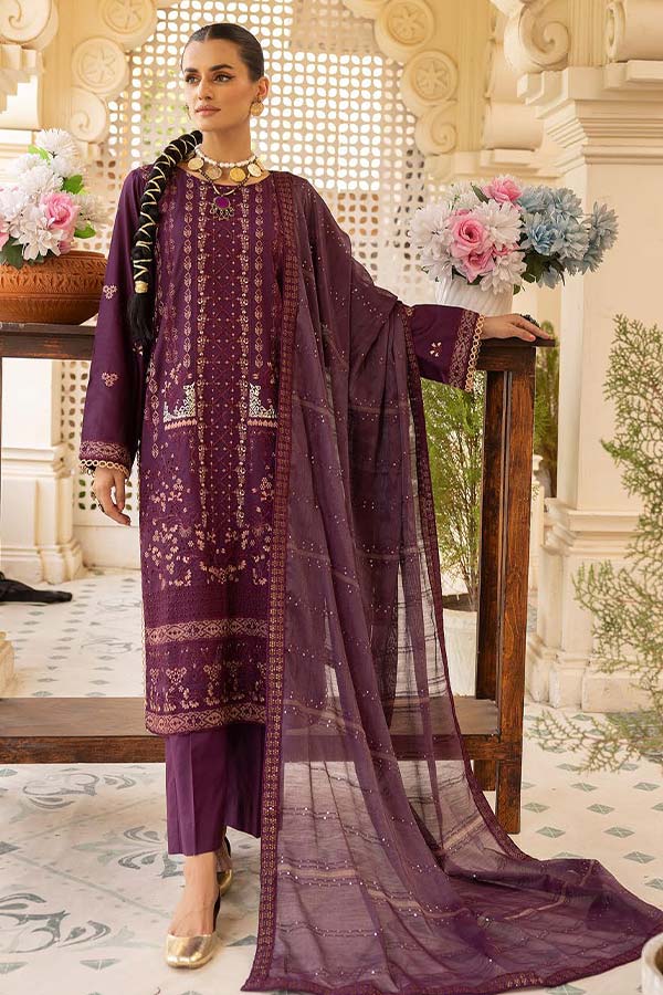 Shaista Emb Luxury Lawn`24 D#127