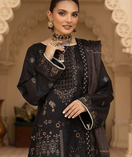 Shaista Emb Luxury Lawn`24 D#128