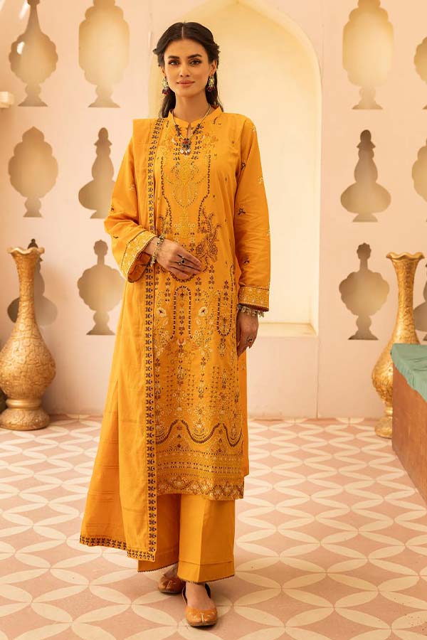 Shaista Emb Luxury Lawn`24 D#129